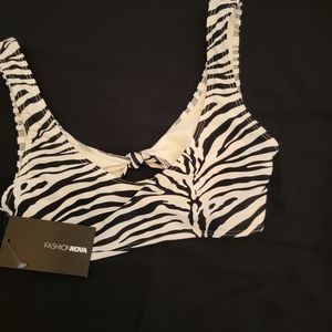 Brand New Fashion Nova Small Bathing Suit Top